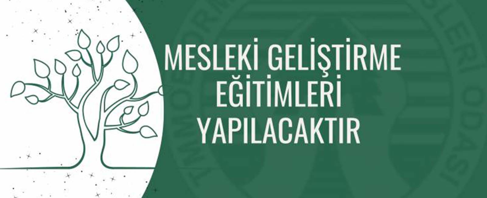 MESLEKİ GELİŞTİRME EĞİTİMLERİ YAPILACAKTIR