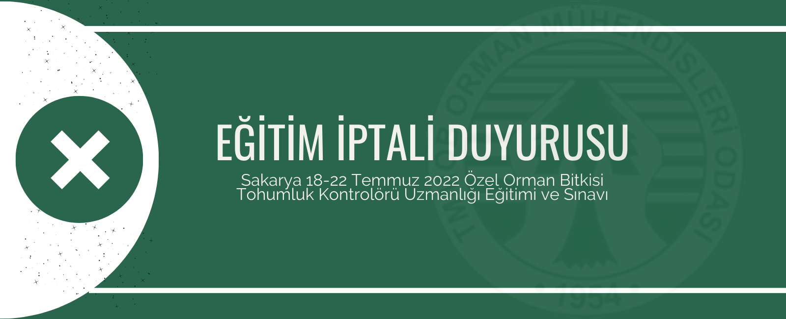 Eğitim İptali Duyurusu