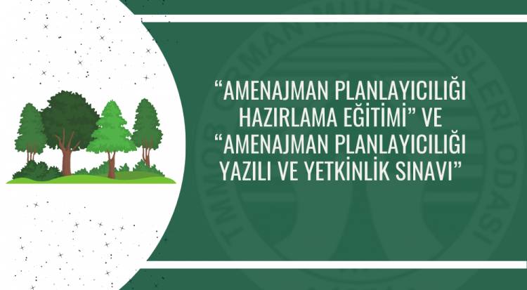 AMENAJMAN PLANLAYICILIĞI HAZIRLAMA EĞİTİMİ VE AMENAJMAN PLANLAYICILIĞI YAZILI VE YETKİNLİK SINAVI